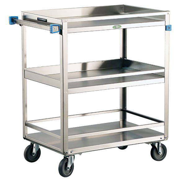 Lakeside 526 StandardDuty Laboratory Utility Cart 3 Shelves 500lbs