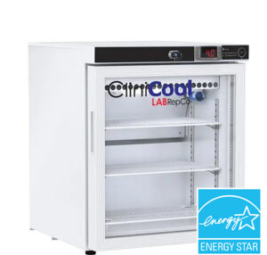labrepco clinicool series nsf certified benchtop medical vaccine refrigerator with a glass door energy star certified