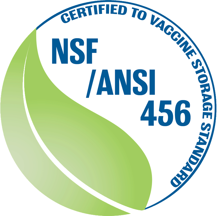 NSF/ANSI 456 certified vaccine storage