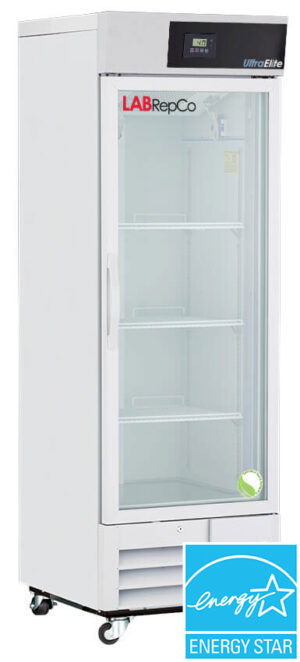 labrepco Ultra Elite Series 16 Cu. Ft. Laboratory Refrigerator with Hinged Glass Door and energy star certification