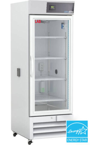 labrepco Ultra Elite Series 23 Cu. Ft. Chromatography Refrigerator with Hinged Glass Door and energy star certification