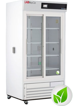 Ultra Touch Series 33 Cu. Ft. Chromatography Refrigerator Sliding Glass Door