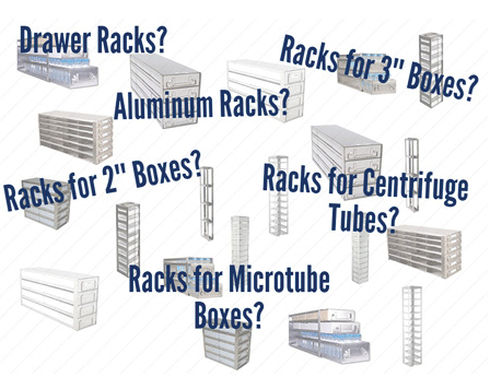 laboratory freezer rack configurator