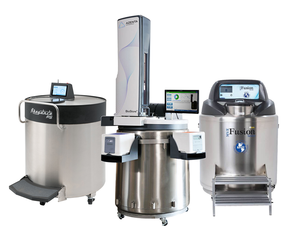 Cryogenic Storage LN2 Freezers Cryoshippers Dewars