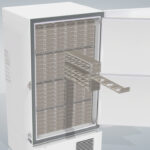 phcbi laboratory ultra low temp freezer with racks