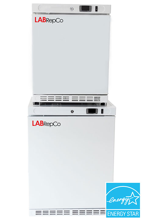 6 Cu Ft Dual Temperature Laboratory Refrigerator & Freezer