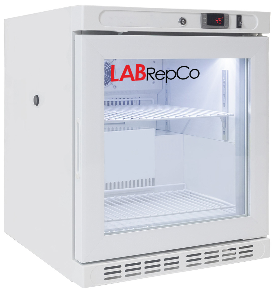 LabRepCo 2.5 Cu Ft Benchtop Lab Refrigerator | Glass Door