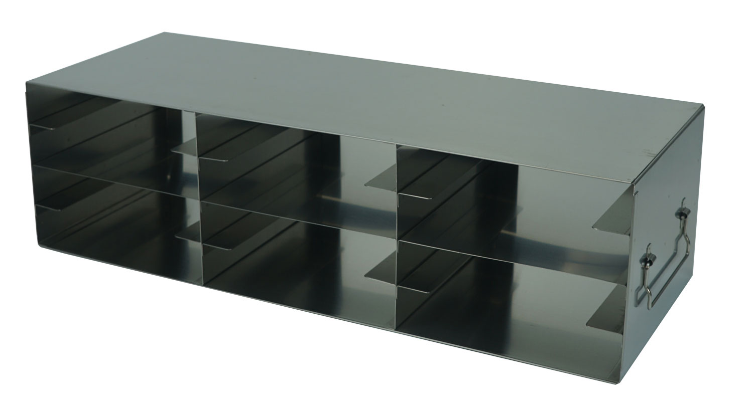 Upright Freezer Rack for 100Place Slide Boxes 3 Deep x 4 High 12