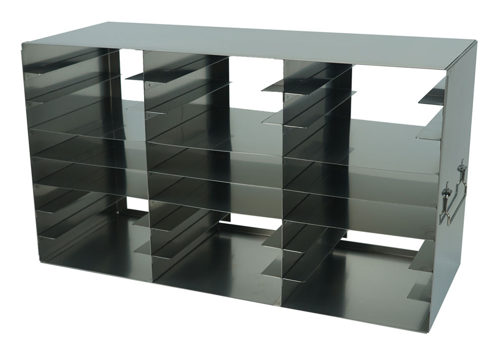 Upright Freezer Rack for 100Place Slide Boxes 3 Deep x 8 High 24 Boxes Total LabRepCo, LLC