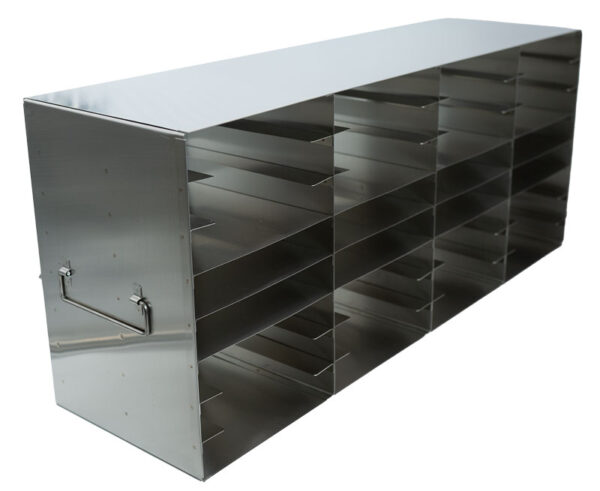 Upright Freezer Rack for 100-Place Slide Boxes | 4 Deep x 8 High | 32 ...