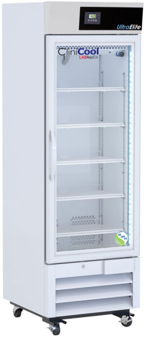 CliniCool Ultra Elite Series 16 Cu. Ft. NSF Certified Pharmacy Vaccine Refrigerator Hinged Glass Door