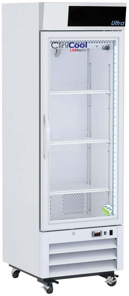 CliniCool Ultra Series 16 Cu. Ft. NSF Certified Pharmacy Vaccine Refrigerator glass door