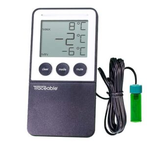 Traceable Refrigerator/Freezer Digital Thermometer with Bottle