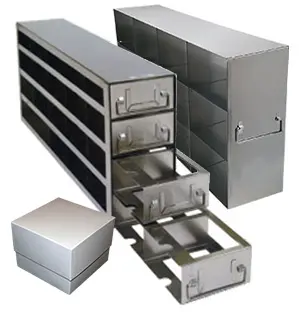 Upright Freezer Racks for 3.75" Boxes