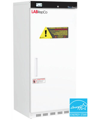 LabRepCo Ultra Touch Series Flammable Materials Storage 17 Cu. Ft. Laboratory Refrigerator with Solid Door and energy star certification