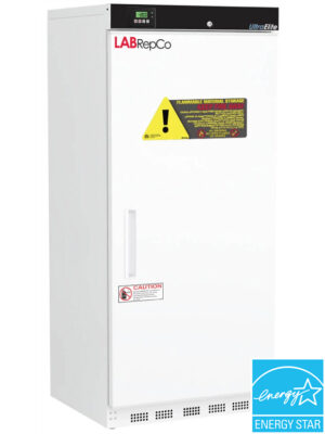 LabRepCo model LHE-17-FFP Ultra Elite Series 17 Cu. Ft. Flammable Material Storage Freezer -20°C with Manual Defrost cycle and energy star certification