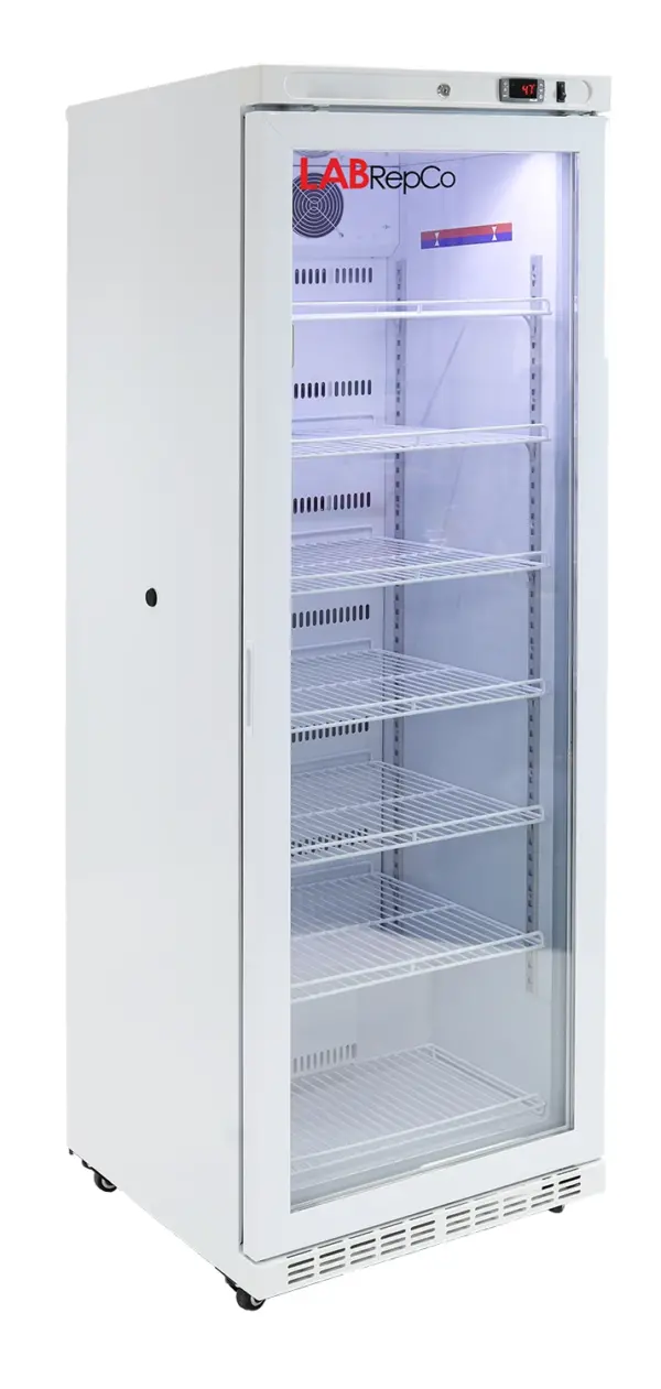 Futura Silver Series 14 Cu. Ft. Pharmaceutical Laboratory Glass Door Refrigerator