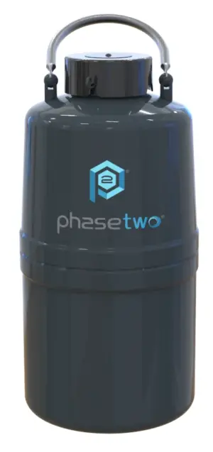PhaseTwo LN2 Dry Vapor Shippers 4.36L