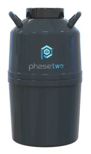 Phasetwo D Series Liquid Nitrogen Dewars 25 liters