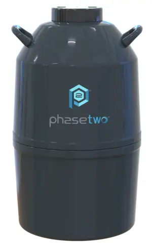 Phasetwo D Series Liquid Nitrogen Dewars 50 liters