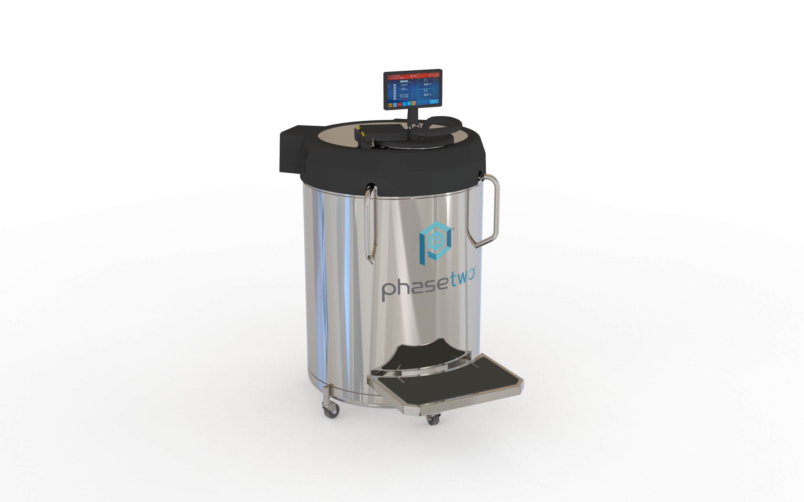 Hche Shell phasetwo HCHE20 LN2 Freezer | Capacity: 20,200 x vials